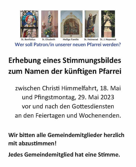 Aktueller Pfarrbrief